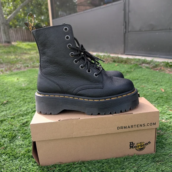 Dr. Martens Black Jadon Pisa Platform Women's Boots - Picture 3 of 6